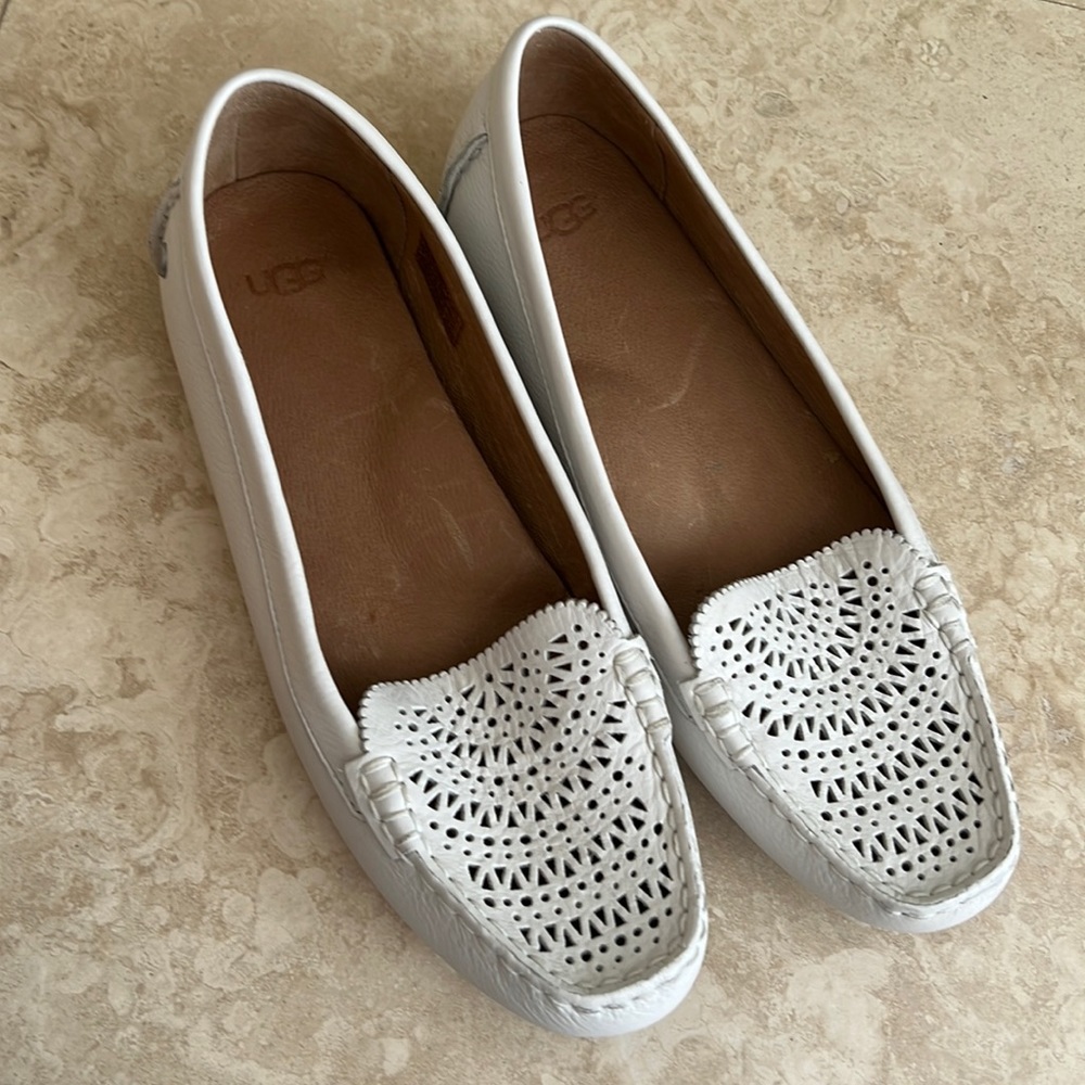Ugg Claire perforated loafers, Size 8